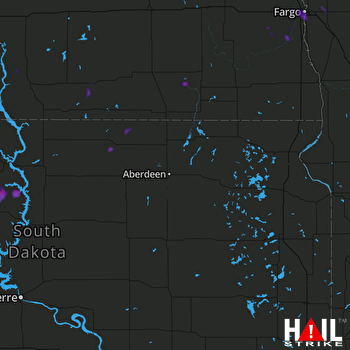 Hail Map ABERDEEN 06-15-2018