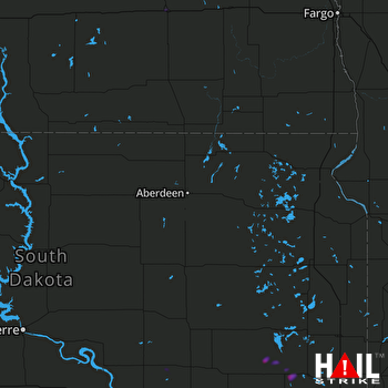 Hail Map ABERDEEN 06-23-2018