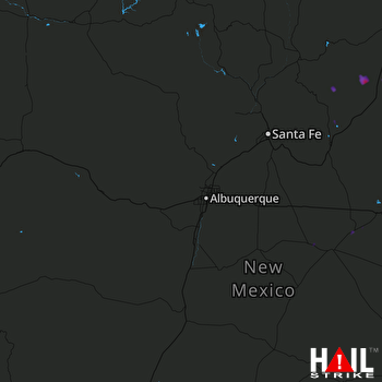 Hail Map ALBUQUERQUE 09-17-2017