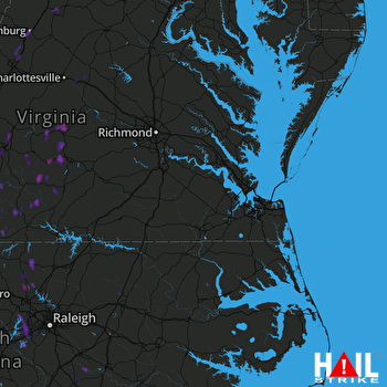 Hail Map Gretna, VA 07-18-2017