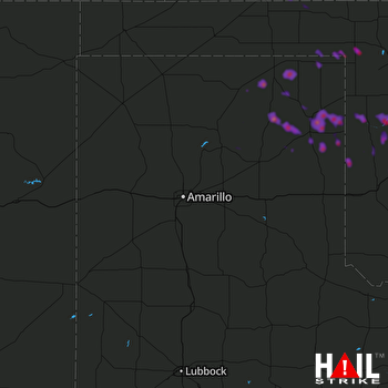 Hail Map Elk City, OK 05-08-2020