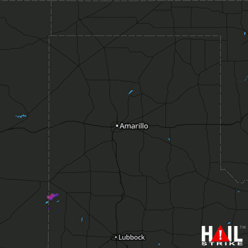 Hail Map AMARILLO 07-03-2020