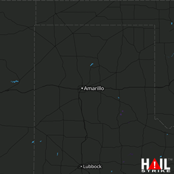 Hail Map AMARILLO 09-02-2020