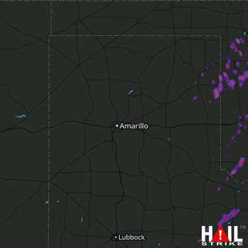 Hail Map Elk City, OK 05-18-2017