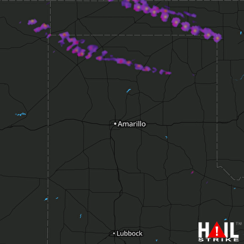 Hail Map Hooker, OK 05-28-2017