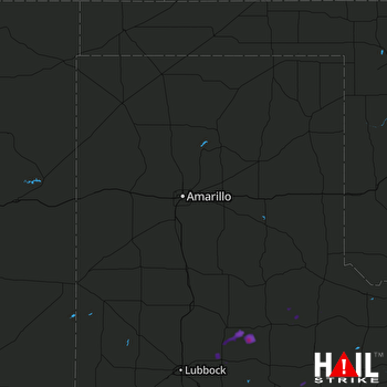 Hail Map Altus, OK 06-09-2017