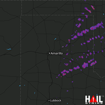 Hail Map Sayre, OK 06-14-2017
