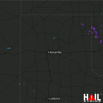 Hail Map Cheyenne, OK 07-15-2017