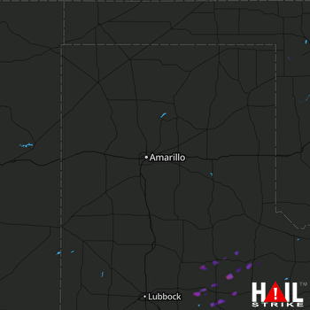 Hail Map AMARILLO 09-19-2017