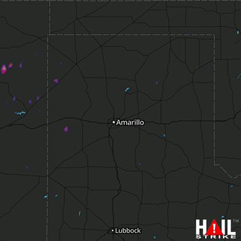 Hail Map AMARILLO 09-25-2017