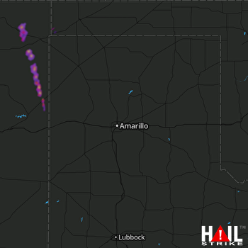 Hail Map AMARILLO 06-21-2018