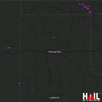 Hail Map Beaver, OK 06-22-2018
