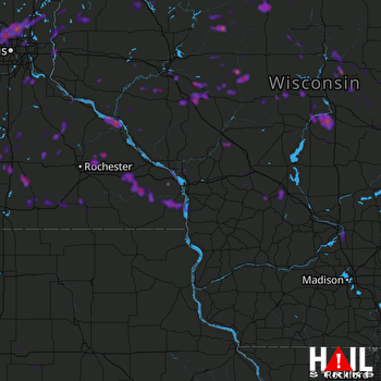 Hail Map Osseo, MN 08-05-2019