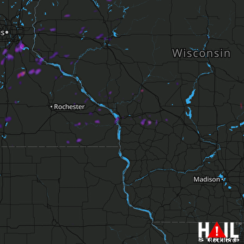 Hail Map Burnsville, MN 09-25-2019