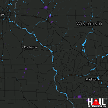 Hail Map Chippewa Falls, WI 07-18-2020