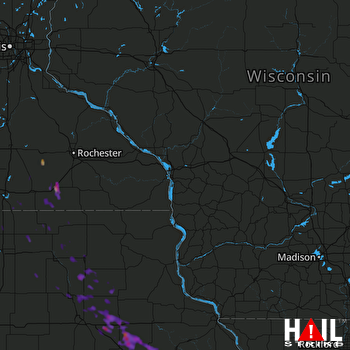 Hail Map Jesup, IA 07-21-2017