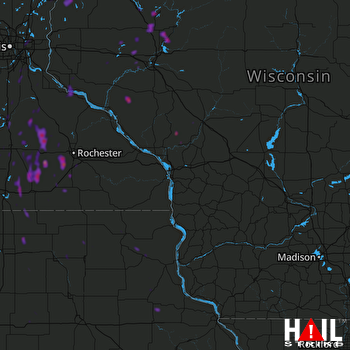 Hail Map Franklin, WI 05-29-2018