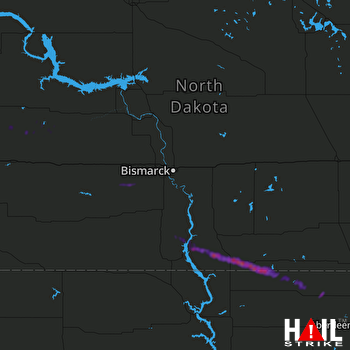 Hail Map Leola, SD 06-20-2021