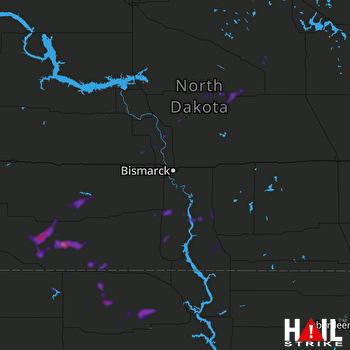 Hail Map Mott, ND 09-13-2021