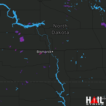 Hail Map Richardton, ND 07-14-2018