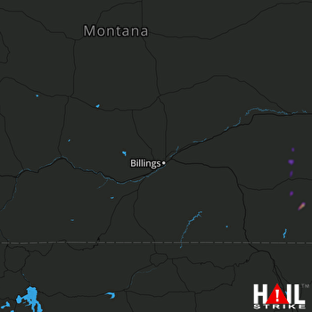 Hail Map BILLINGS 09-11-2019