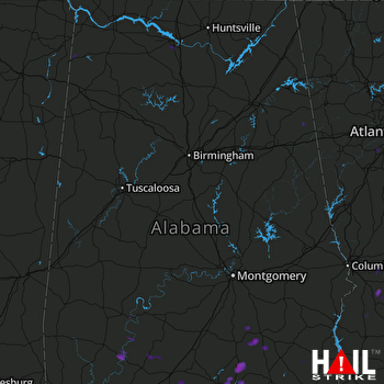 Hail Map Goshen, AL 07-26-2017