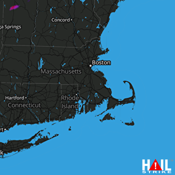 Hail Map Wallingford, VT 06-22-2021