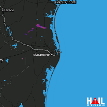 Hail Map BROWNSVILLE 02-26-2020