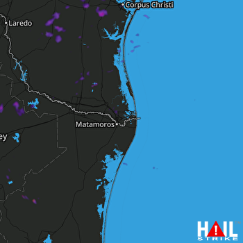 Hail Map Alice, TX 05-25-2020