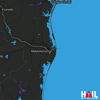 Hail Map BROWNSVILLE 09-22-2021