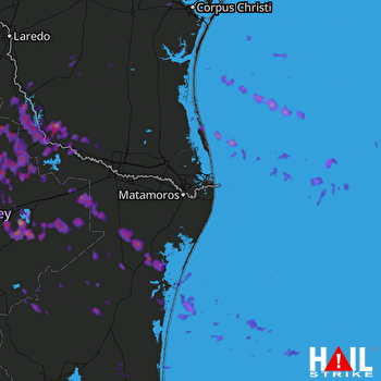 Hail Map Rio Grande City, TX 05-04-2017
