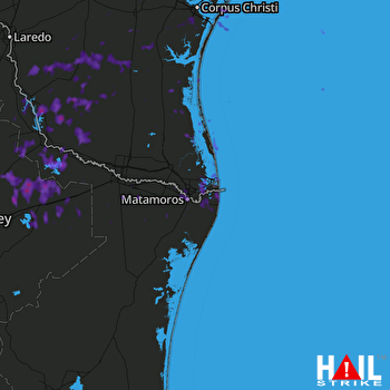 Hail Map BROWNSVILLE 05-29-2017