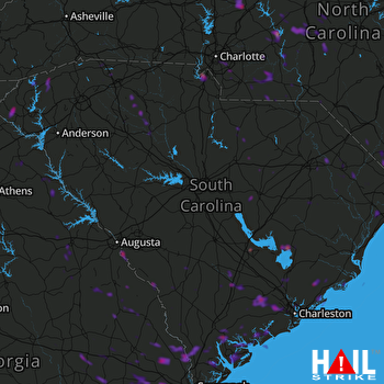 Hail Map Salisbury, NC 06-02-2018