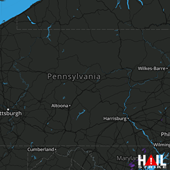 Hail Map Ellicott City, MD 07-18-2017