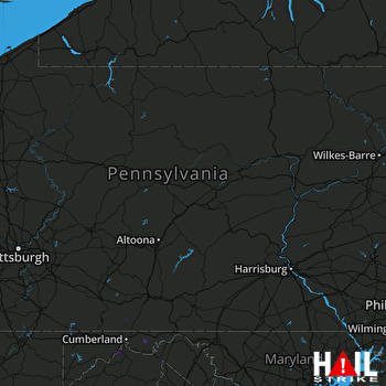 Hail Map Baltimore, MD 06-09-2018