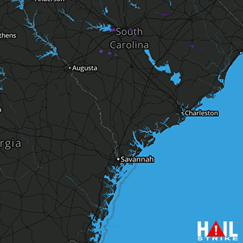 Hail Map Irmo, SC 05-29-2017