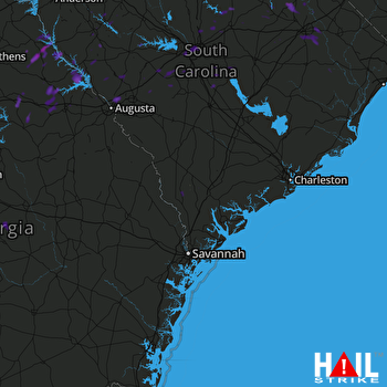 Hail Map CHARLESTON 07-23-2017