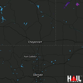 Hail Map CHEYENNE 06-11-2021