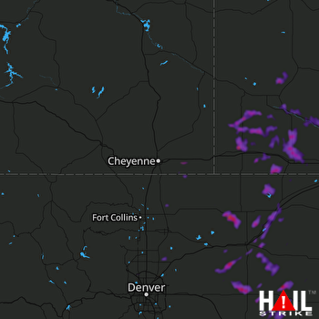Hail Map Kimball, NE 06-20-2021