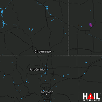 Hail Map CHEYENNE 07-22-2021