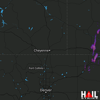 Hail Map Sidney, NE 10-13-2021