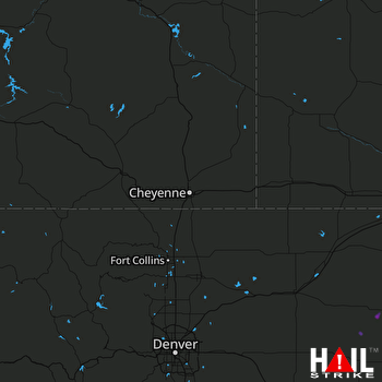 Hail Map Yuma, CO 10-03-2017