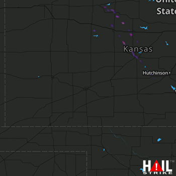 Hail Map Russell, KS 08-20-2018