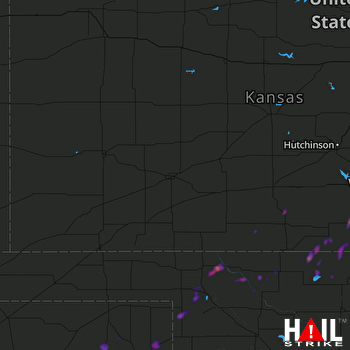 Hail Map Canadian, TX 04-17-2019