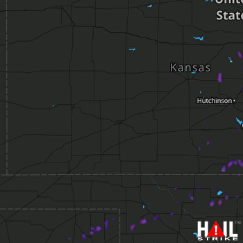 Hail Map Valley Center, KS 05-27-2019