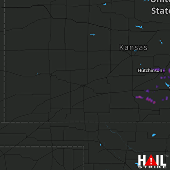 Hail Map Hutchinson, KS 05-03-2020