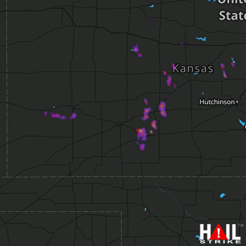 Hail Map Lakin, KS 06-24-2020