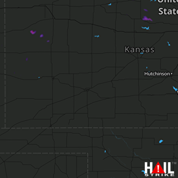Hail Map DODGE CITY 08-06-2020