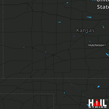 Hail Map Cimarron, KS 11-10-2020