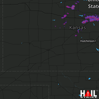 Hail Map Hays, KS 05-09-2021